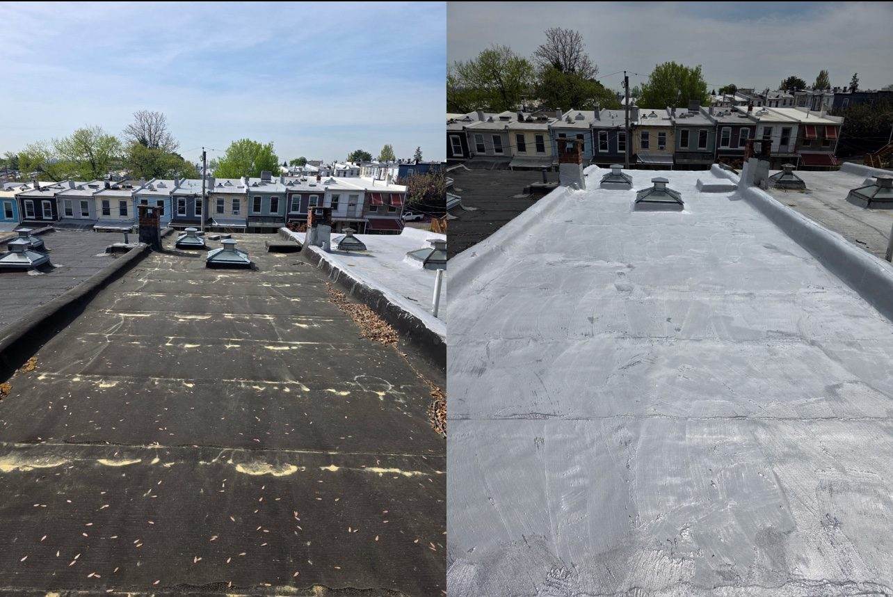Flat Roof Coating: The Baltimore Rowhouse Guide
